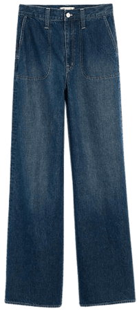 Superwide-Leg Jeans in Elinwood Wash