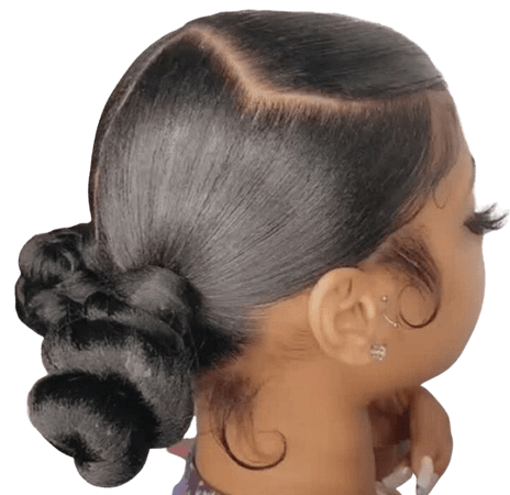 two bun hairstyles