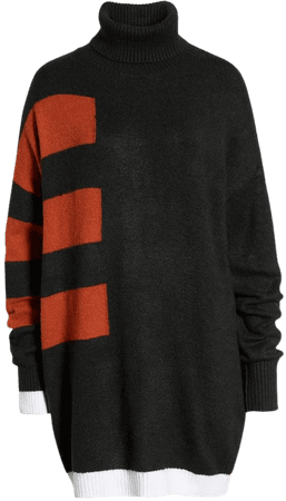 Volcom Cold Stripe Turtleneck Sweater Dress | Nordstrom