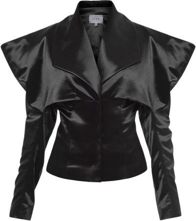 BLAZER WITH POINTED SHOULDERS