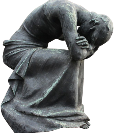statue crying