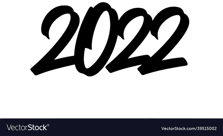 Calligraphy for 2022 new year of the tiger Vector Image