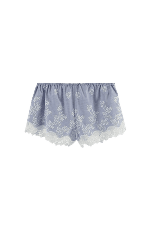 FLORAL EMBROIDERED SHORTS | ZARA United States