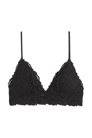 Lace Bralette - Black - Ladies | H&M US