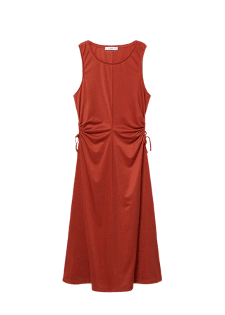 Side slit dress - Women | Mango USA