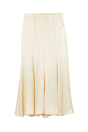 Long Skirt - Light yellow - Ladies | H&M US