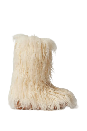 Jeffrey Campbell Fluffy Faux Fur Boot | Urban Outfitters