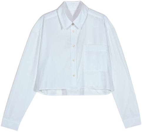 Long-sleeve shirt DELGA WHITE // ba&sh US