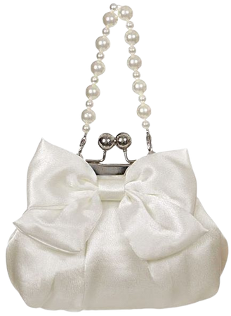 pearl bow bag