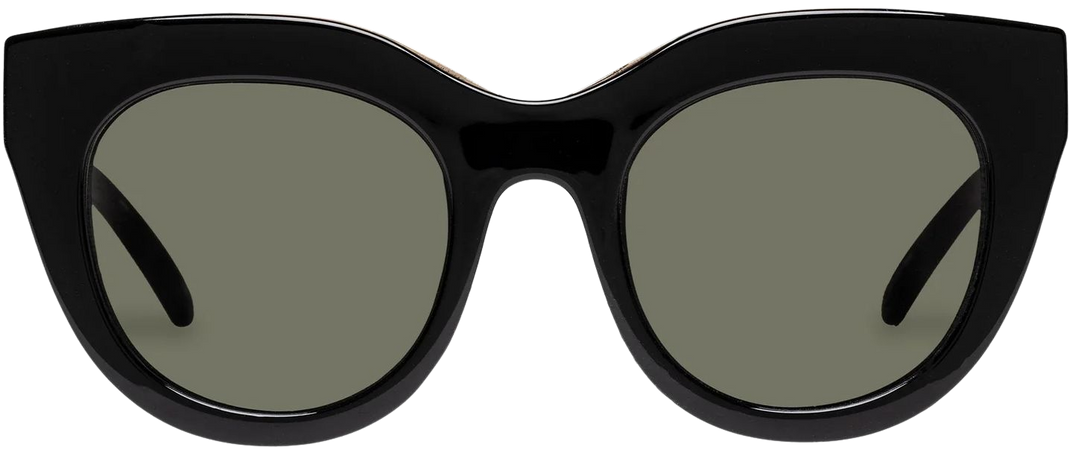 Air Heart | Black Gold Womens Sunglasses – Le Specs