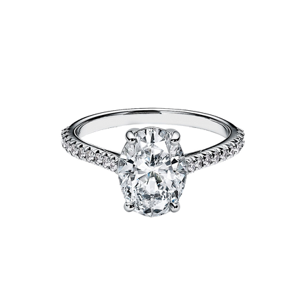 Tiffany's Oval Diamond Engagement Ring