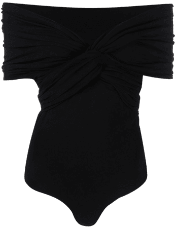 KHAITE Cerise off-shoulder Bodysuit - Farfetch