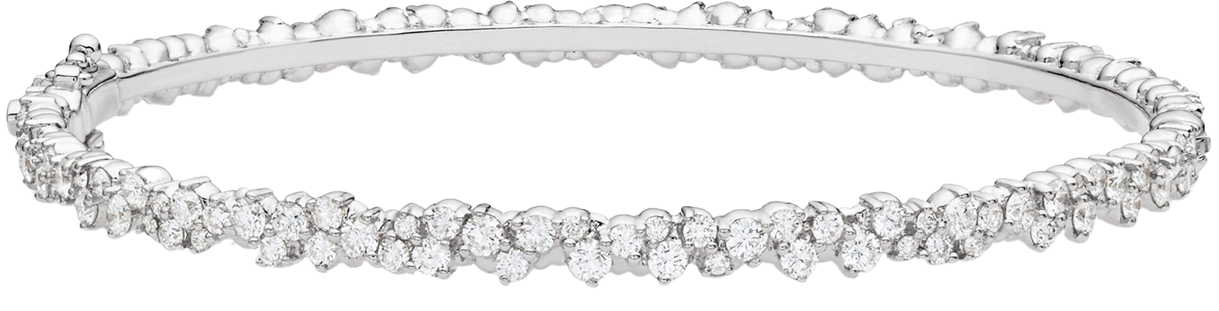 18k White Gold Confetti Bangle Bracelet By Paul Morelli | Moda Operandi