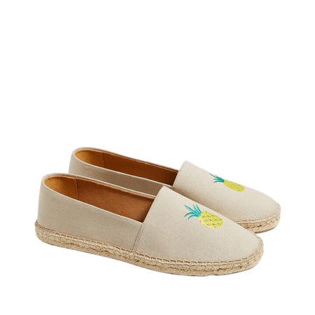 Embroidered espadrilles