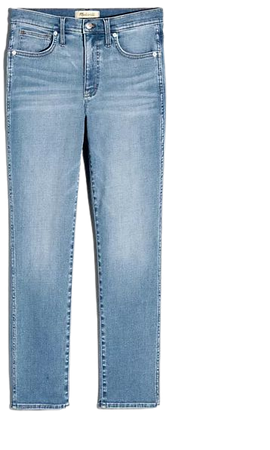 Mid-Rise Stovepipe Jeans in Skyford Wash