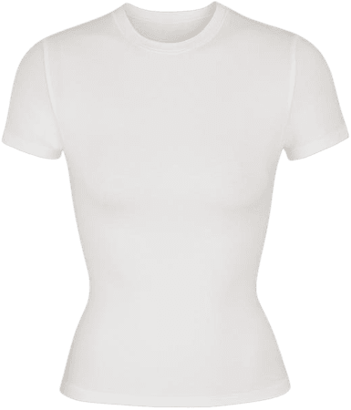 Cotton Jersey T-Shirt - MARBLE | SKIMS