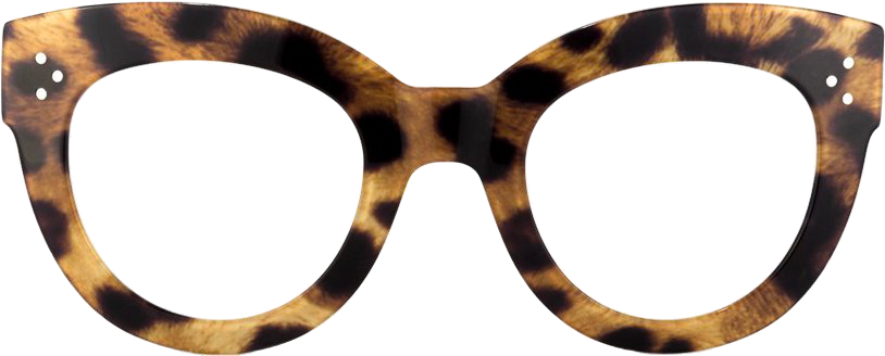 Leopard glasses