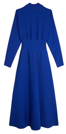 Petite Premium Viscose Blend Body Contouring Cinched Waist Knit Batwing Dress | Karen Millen