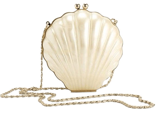 bag, shell, seashell purse, beach, mermaid accessories - Wheretoget