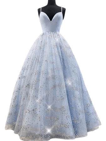 sky blue long prom dress - Google Search