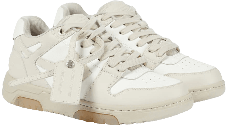 Off-White - Out Of Office leather sneakers