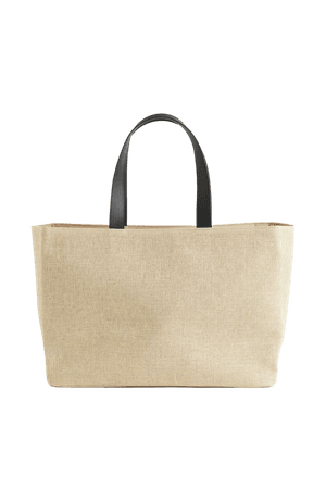 Straw Beach Bag - Light beige - Home All | H&M US