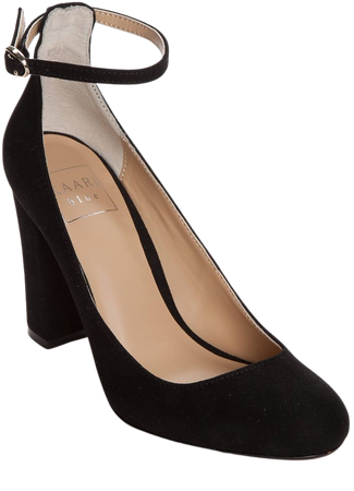 Kaari Blue™ Jenna Ankle Strap Pump Black Suede Women's Shoes Heels & Pumps [BlackSuede_2900820F17107BK] - $52.92 : Bandolino Chicago Official, Brighton Women Clothes