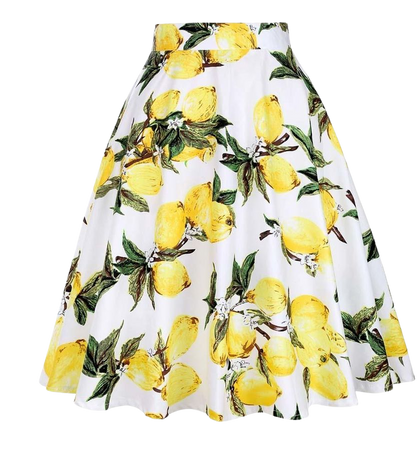 50s lemon skirt