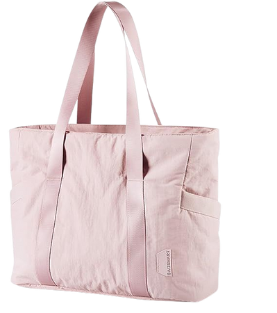 Amazon.com: BAGSMART Women Tote Bag, Large Shoulder Bag, Top Handle Handbag with Yoga Mat Buckle for Gym, Work, Travel, Black : Clothing, Shoes & Jewelry
