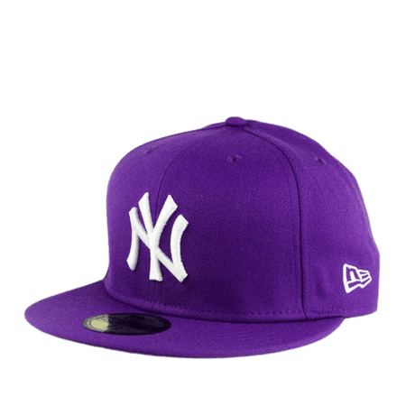 yankees purple baseball hat