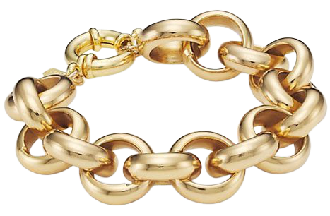 Shop Eliou Ansel 14K Gold-Plated Rolo Chain Bracelet | Saks Fifth Avenue
