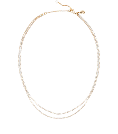 Pavé Double Strand Necklace