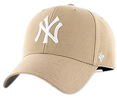 Amazon.com: '47 New York Yankees MVP Hat Baseball Cap - Khaki, One Size : Sports & Outdoors