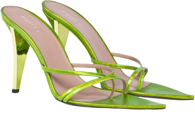 Fenty lime green heel