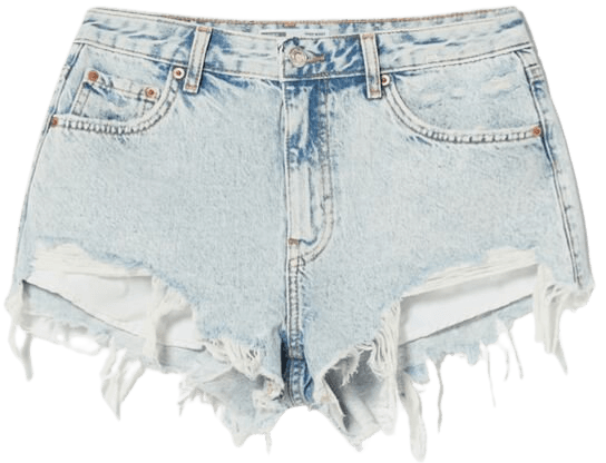 Vintage denim shorts with pocket detail - Denim - Woman | Bershka