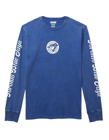 Tailgate Men's Toronto Blue Jays Long-Sleeve Graphic T-Shirt