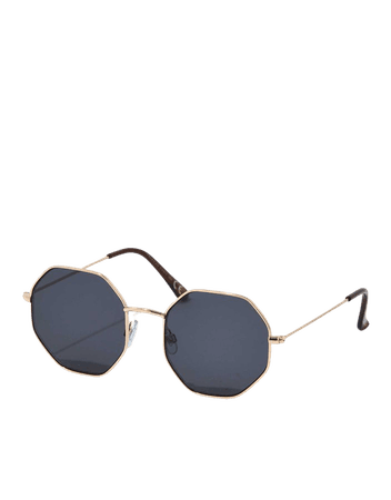 AEO Metal Hexagon Sunglasses