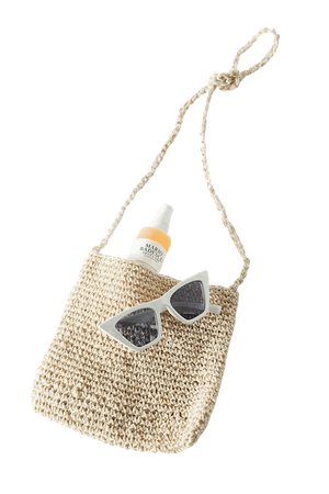 Lenni Straw Crossbody Bag | Urban Outfitters