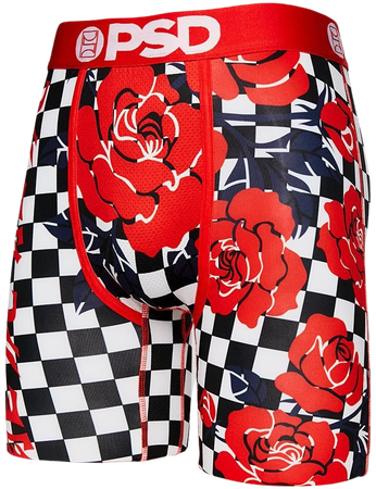 Red Rose Checkers | PSD Underwear