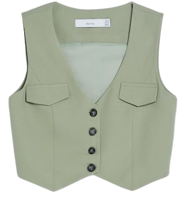 Tailored buttoned vest - Jackets - Woman | Bershka