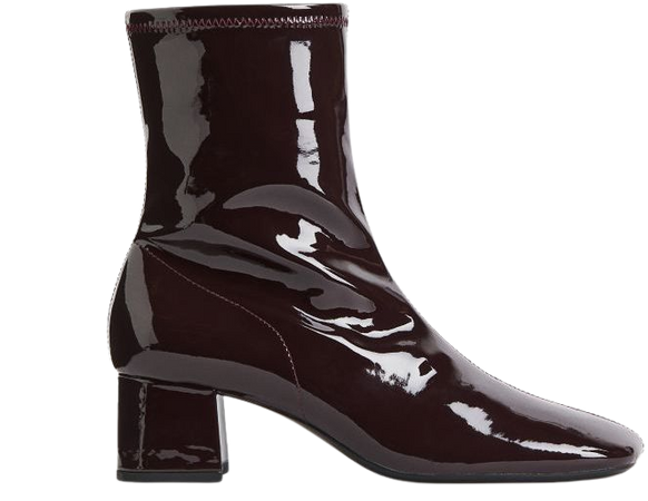 Ankle-high Sock Boots - Burgundy - Ladies | H&M US
