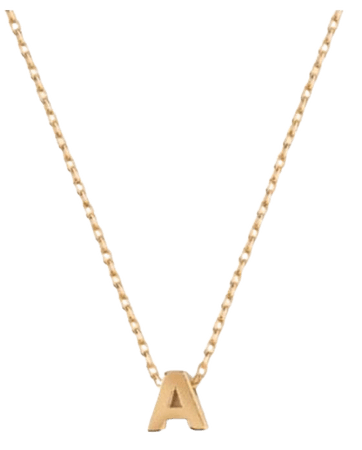 gold a necklace