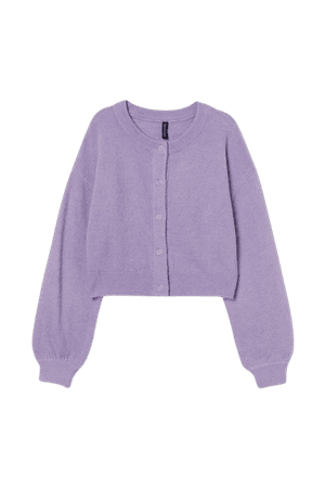 Fluffy Cardigan - Light purple - Ladies | H&M US