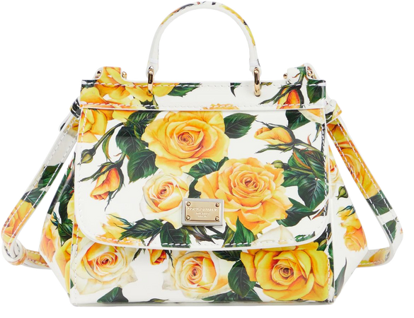 yellow rose purse