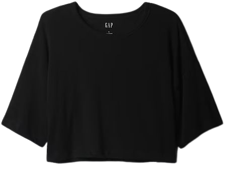 Ultra-Cropped Oversized T-Shirt | Gap