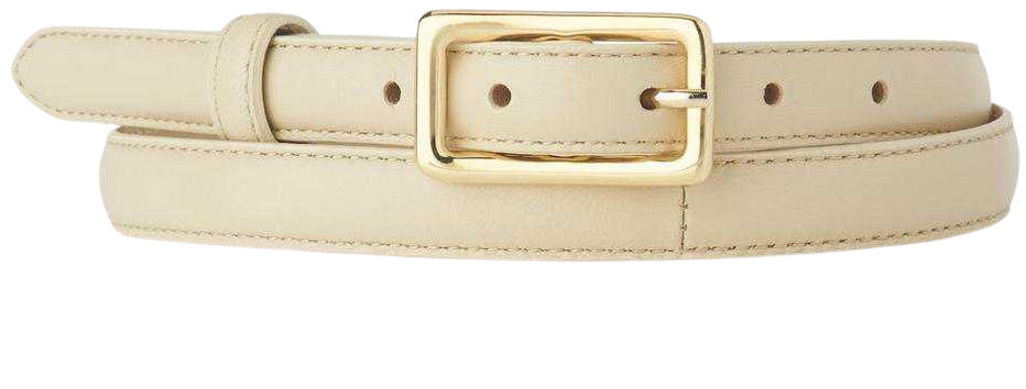 Glenda Cream Leather Belt | Accessories | L.K.Bennett
