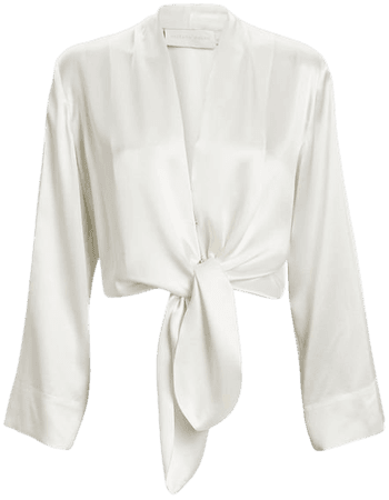 white blouse shirt top