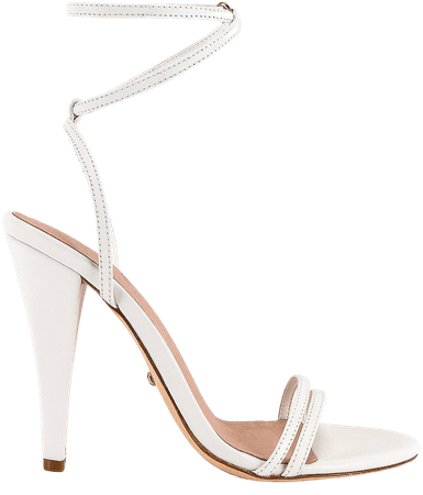 RAYE Clara Heel in White | REVOLVE