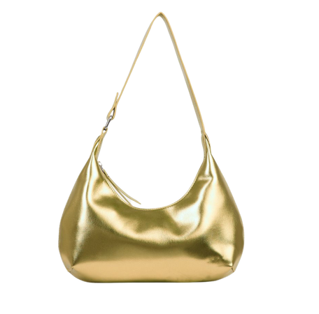 gold metallic purse