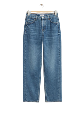 Relaxed-Fit Tapered Jeans - Bright Blue - Tapered - & Other Stories US